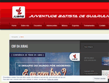 Tablet Screenshot of jubag.com.br